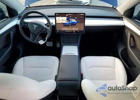 2022 Tesla Model Y z USA, uszkodzony, nr VIN 7SAYGDEF1NF558549